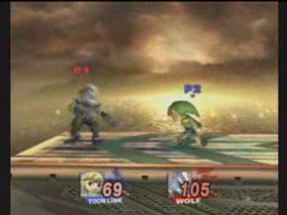 Brawl Infernoblaze (Wolf) V Master C (Toon Link)