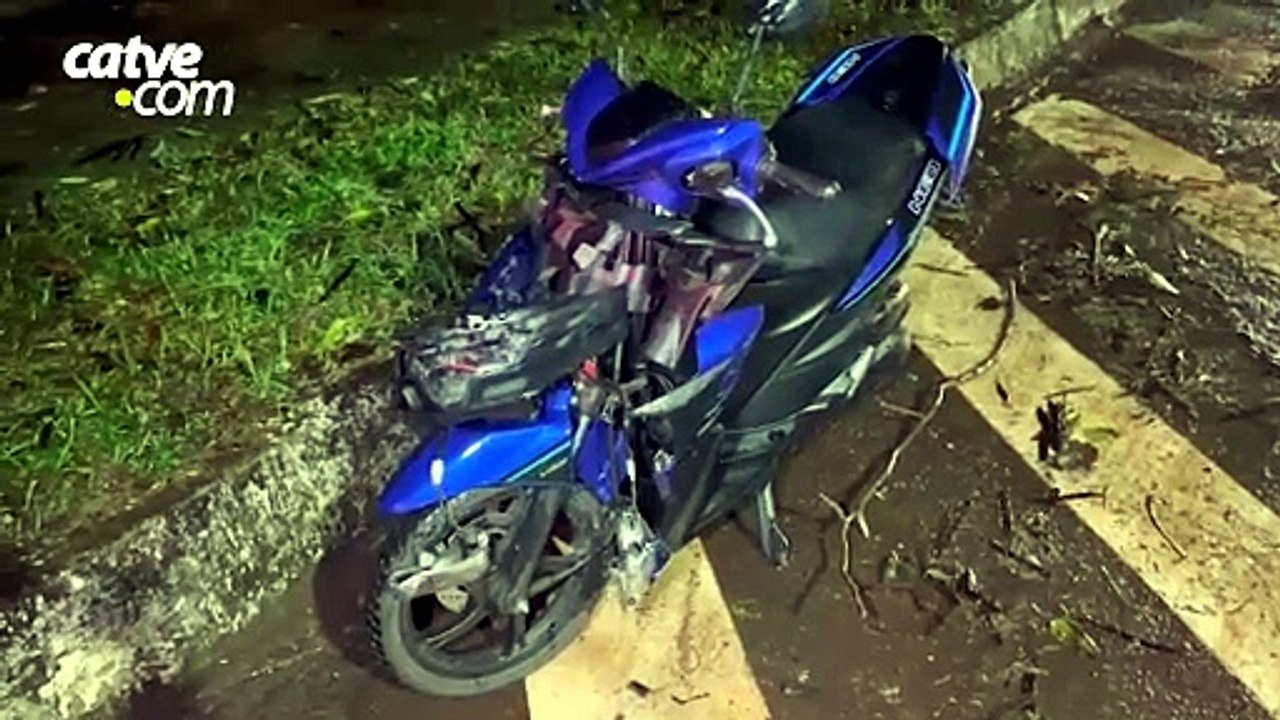 Motociclista fica ferido em acidente de trânsito no bairro Cancelli em Cascavel