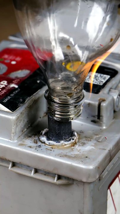 Easy DIY method for battery terminal connection🛠️