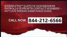 How do i speak to a live person at quickbooks desktop 【844-212-6566】