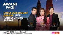 AWANI pagi : Cinta Dua Darjat Dalam Isteri Rahsia Ungku Jabbar