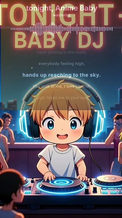 tonight,Anime baby dj Music Vampiro Baby🎵🎵