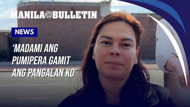 VP Sara says lawmakers are using her name for money amid impeachment talks