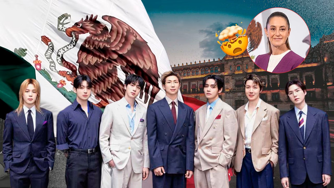Claudia Sheinbaum anuncia el regreso de BTS a México en 2027 y desata furor entre los fans