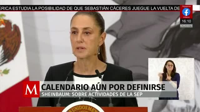 No es oficial que las clases culminen el 5 de junio: Sheinbaum | Milenio Noticias, 8 de mayo de 2026