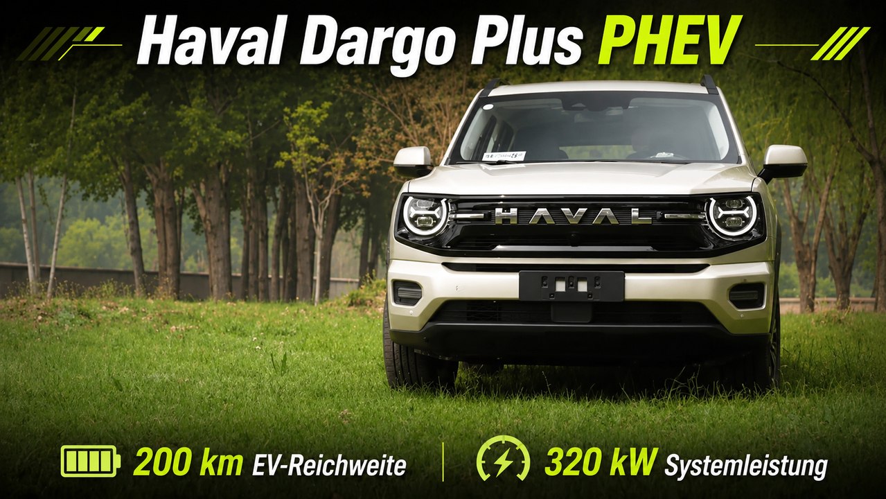 2026 Haval Dargo Plus PHEV bekommt Akku-Upgrade und mehr Power