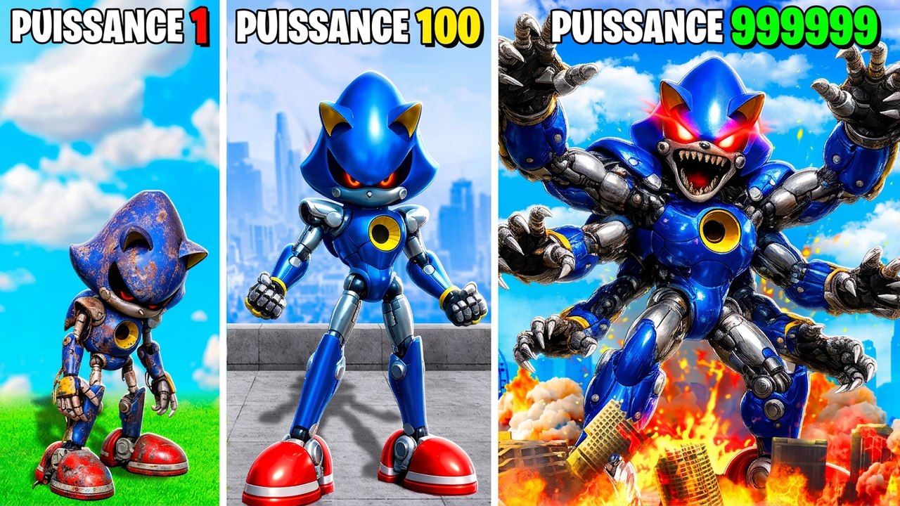 On améliore METAL SONIC dans GTA 5 ! (mod Sonic le film)