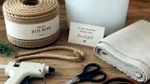 DIY Jute Rope Basket | Easy Handmade Storage & Home Decor Idea #JuteRopeBasket #DIYBasket #HandmadeDecor #StorageIdeas #HomeDecor #CraftIdeas #RopeCraft #BudgetDIY #CreativeDIY #CraftlyDIY