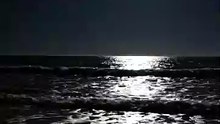 Radiant Shoreline: Bright Sunlit Ocean Waves