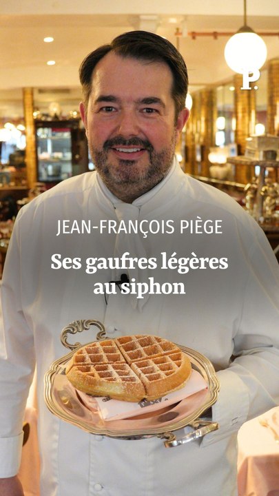 Gaufres aériennes au siphon : le secret de Jean-François Piège