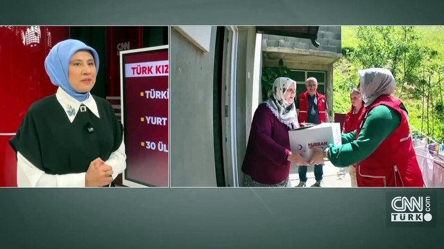 Kızılay Genel Başkanı Prof. Dr. Fatma Meriç Yılmaz CNN TÜRK'te: Türk Kızılayı'ndan Gazze'ye yardım eli