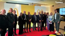 Ansacom McDonald's, Prefettura Frosinone - McDonald's, via al protocollo per la sicurezza partecipata