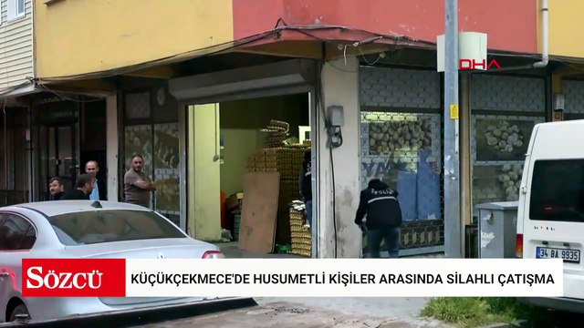 Küçükçekmece'de husumetli kişiler arasında silahlı çatışma; 2 şüpheli yakalandı