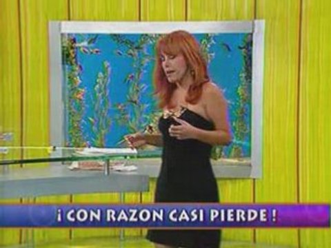 Magaly comenta debut de Gisela pt 1 (Magaly TeVe 09-06-2008)