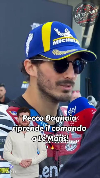 Pecco è tornato: Pole! 🏍️💪 #bagnaia #lemans #motogp