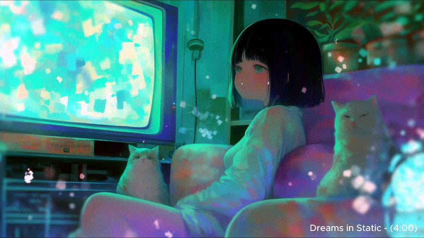 Dreams in Static  | Cozy Anime Lofi Mix