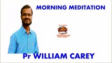 PASTOR WILLIAM CAREY -- Lessons from Potter's House