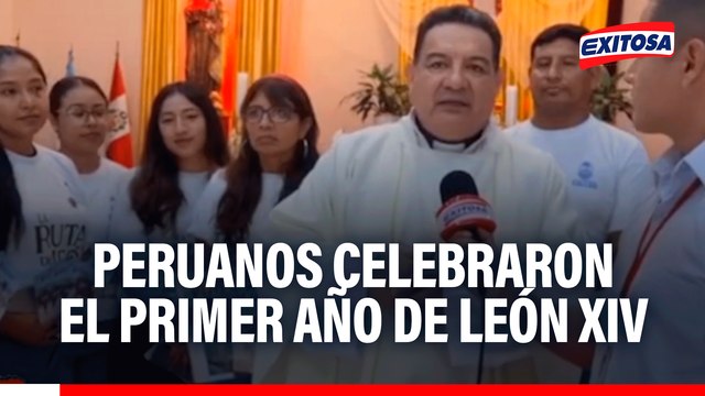 Callao: Peruanos celebraron el primer año de León XIV como vicario de la Iglesia Católica