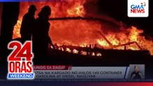 Lantsa sa Zamboanga City na kargado ng drum-drum na petrolyo, nagliyab | 24 Oras Weekend