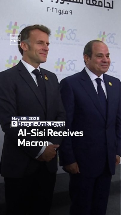 Al-Sisi Receives Macron