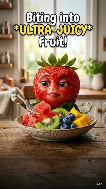 Asmr strawberry Eating Video