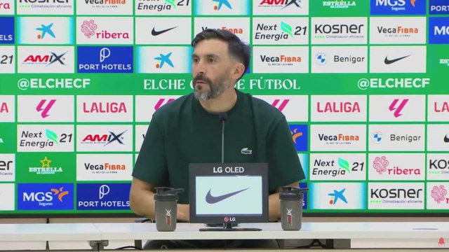 Rueda de prensa de Éder Sarabia, post Elche vs. Alavés