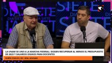 UNAM se une a la marcha federal universitaria en reclamo de mayor financiamiento y salarios dignos