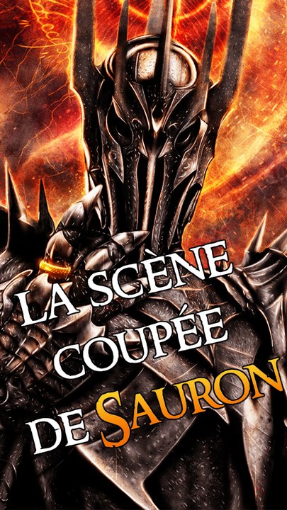 Pourquoi Sauron tient une dague dans sa main ?