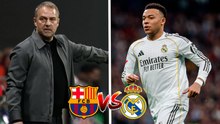 Hansi Flick elogia a Mbappé previo al clásico entre Barcelona y Real Madrid: "Es de los mejores del mundo"
