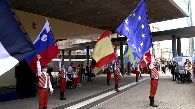 Líderes europeos conmemoran el Día de Europa ensalzando sus valores