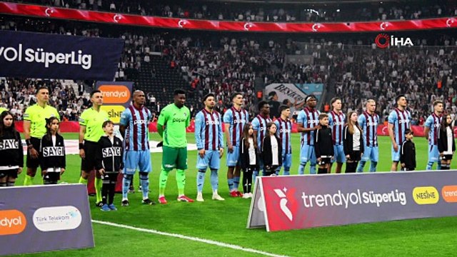 Trendyol Süper Lig: Beşiktaş: 1 - Trabzonspor: 1 (İlk yarı) | Ajansspor | IHA