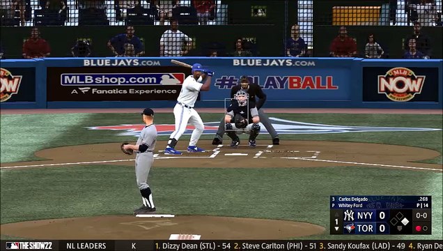 HOFBL Season 3 (5/3): Yankees can't stop Delgado; Yankees @ Blue Jays