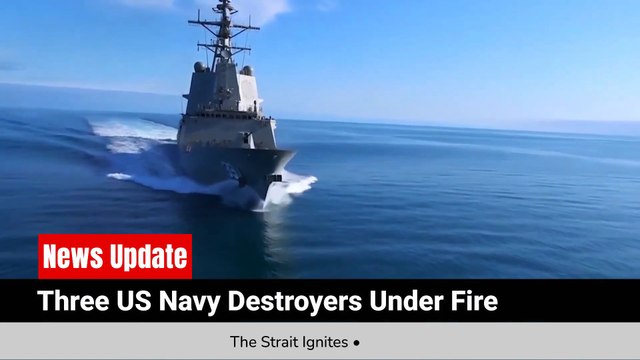 Ceasefire Shattered • US Navy Destroyers Engage Iranian Forces in the Strait