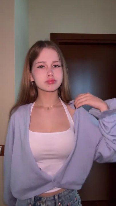 Cute girl dancing pretty