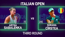 Sabalenka stunned by Cirstea in Rome