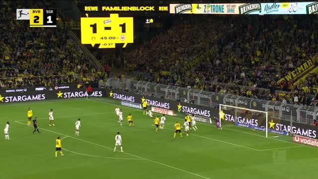 Dortmund score three to secure second place in the Bundesliga
