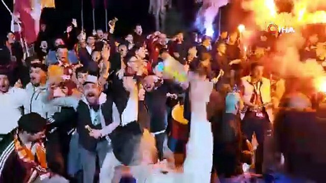 Kırıkkale’de taraftarlar, Galatasaray’ın şampiyonluğunu kutladı | Ajansspor | IHA