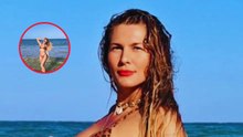 Lívia Andrade compartilha momento leve em Trancoso “refresco”