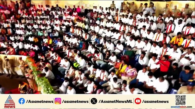 വിജയ് 'മന്നൻ' അധികാരത്തിലേക്ക്; തമിഴ്നാട് മുഖ്യമന്ത്രിയുടെ സത്യപ്രതി‍ജ്ഞാ ചടങ്ങിൽ തൃഷയും