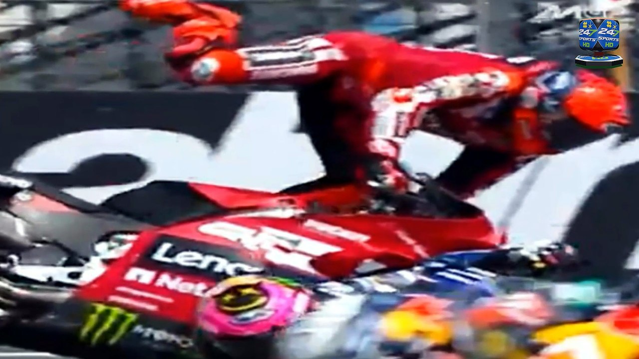 Horrifying Moment Motorbiking ace Marc Marquez...