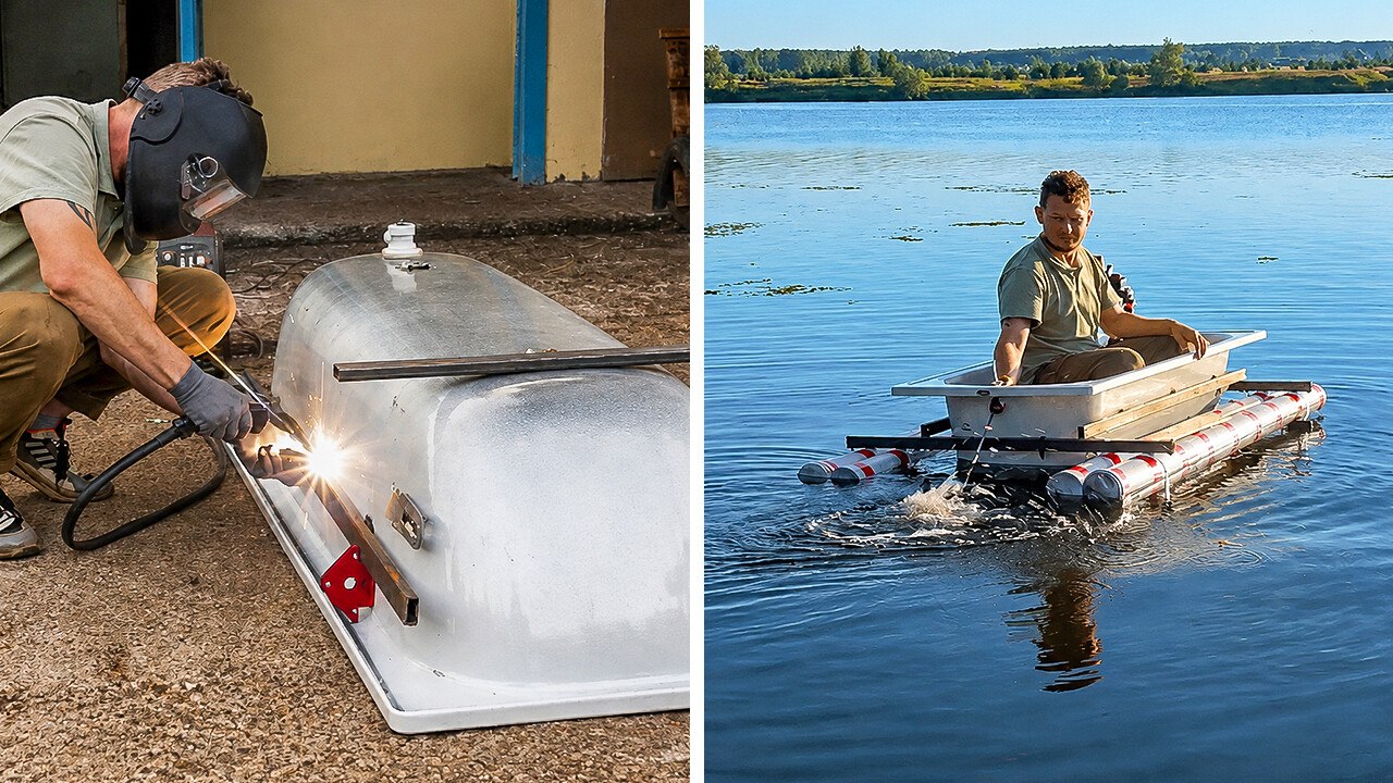 Creative Boats Crafted from Basic Materials