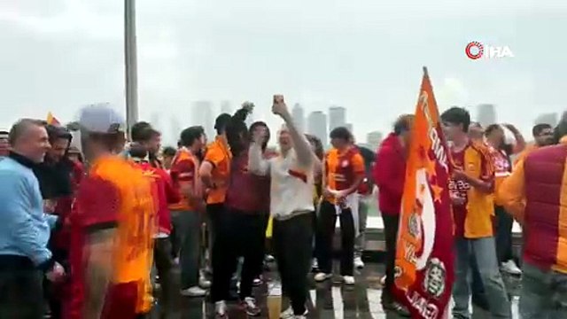 Galatasaray’ın şampiyonluğu New York’ta coşkuyla kutlandı | Ajansspor | IHA