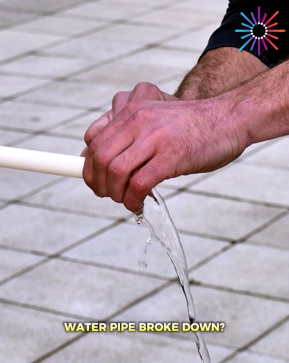 Fixing a broken pipe that's still running🛠️