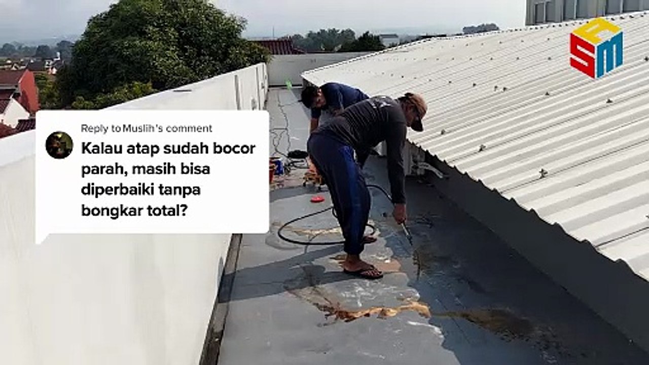Kalau Atap Sudah Bocor Parah, Masih Bisa Diperbaiki Tanpa Harus Bongkar Total | Jasa Waterproofing