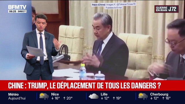 Donald Trump est attendu en Chine dans quelques jours, dans le contexte tendu de la guerre au Moyen-Orient