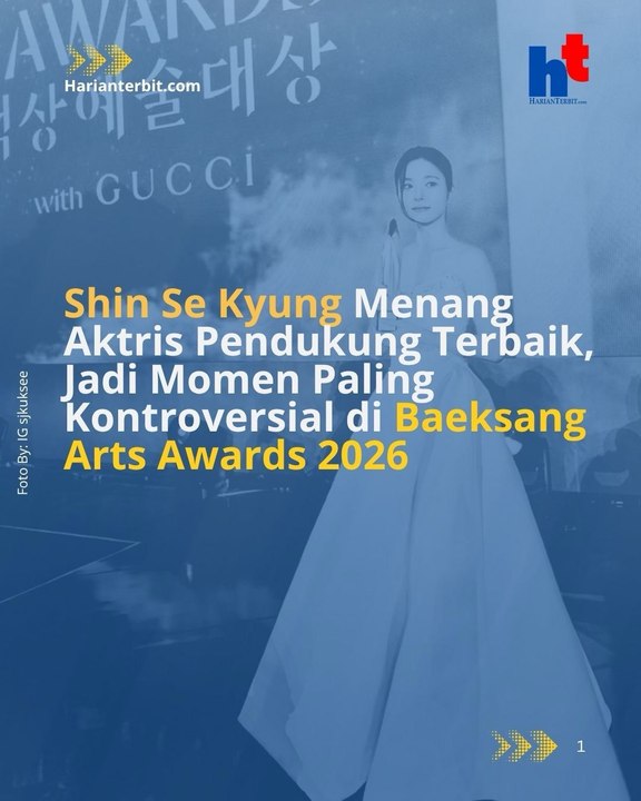 Shin Se Kyung Menang Aktris Pendukung TerbaikJadi Momen Kontroversial di Baeksang Arts Awards 2026