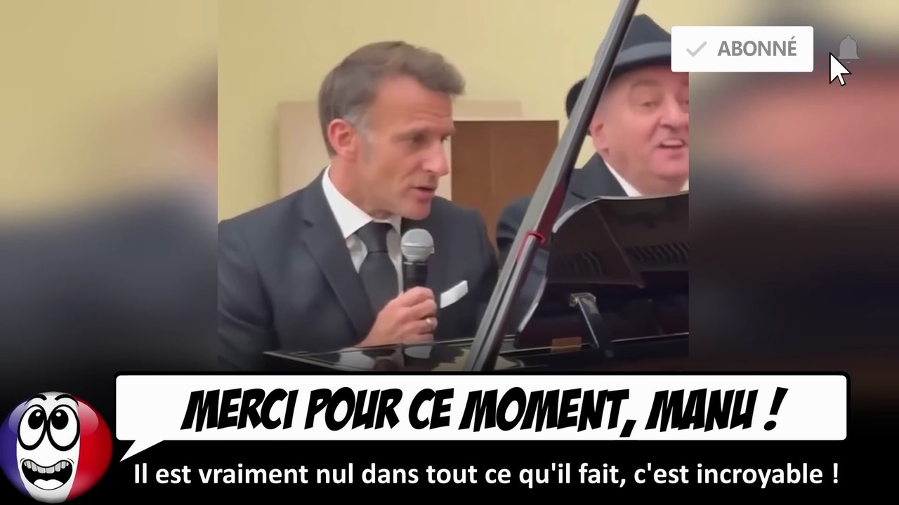 macron chante