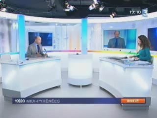 Interview JM BAYLET au 19/20  de France 3 Sud 12/06/08