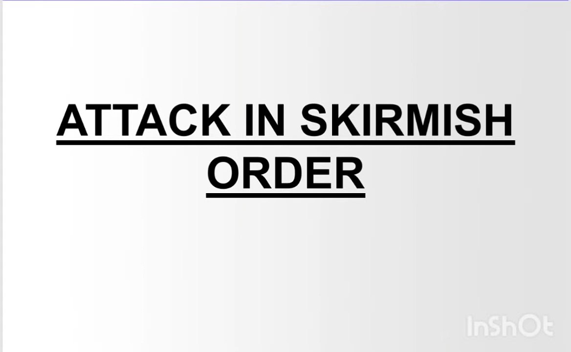 attack in skirmish order slide point