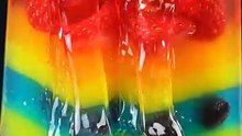 Rainbow Jelly Cube Slicing – Vibrant Multi-Layered Slicing ASMR